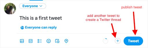 create tweet directly on Twittr